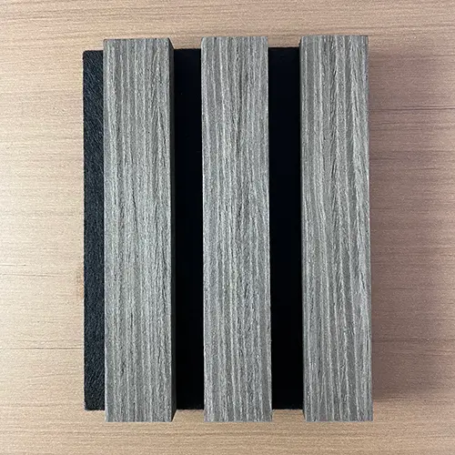 Panel Dinding Akustik Bilah Kayu Dekoratif untuk Pengurangan Kebisingan Interior